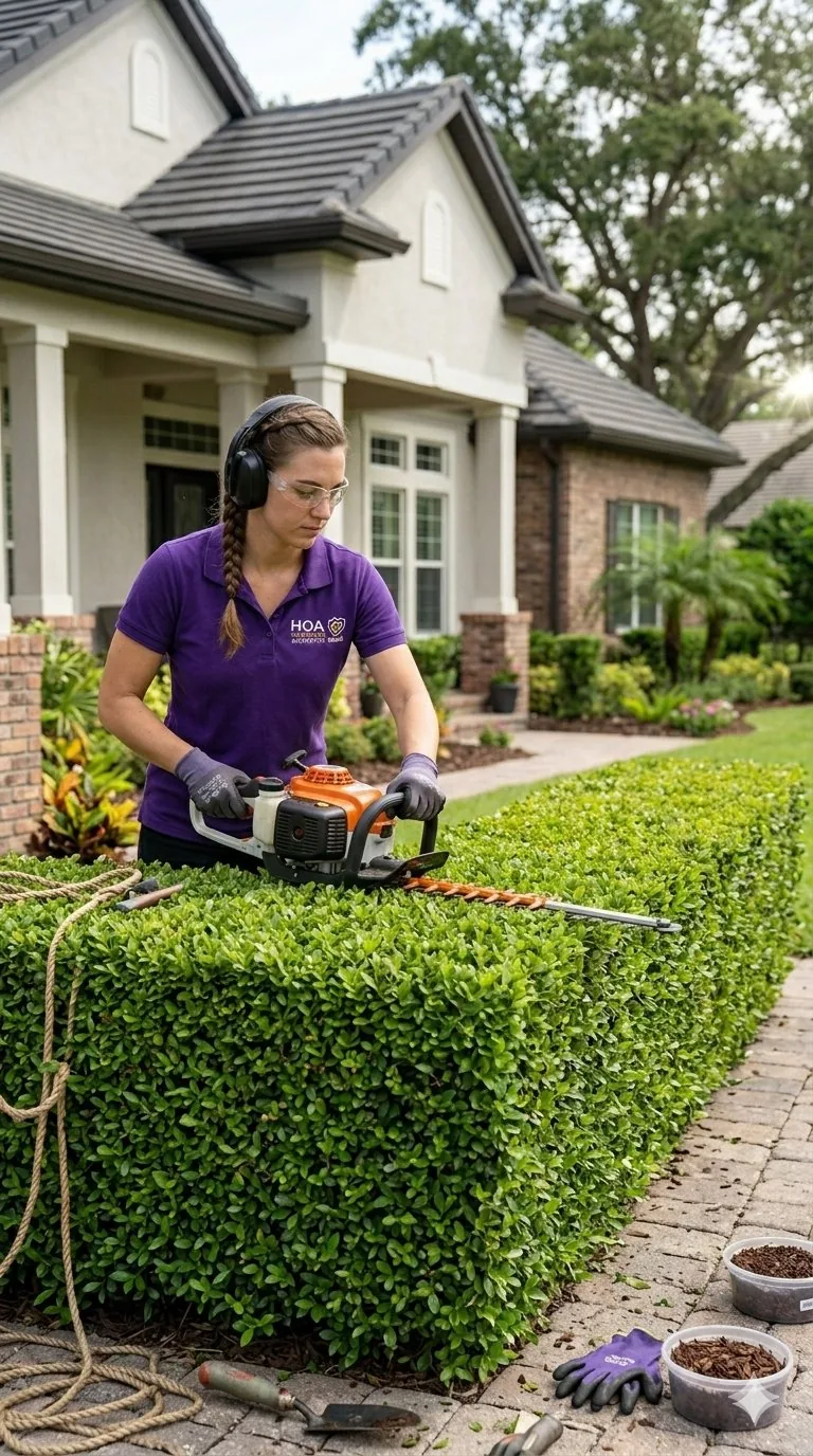 Precision hedge trimming